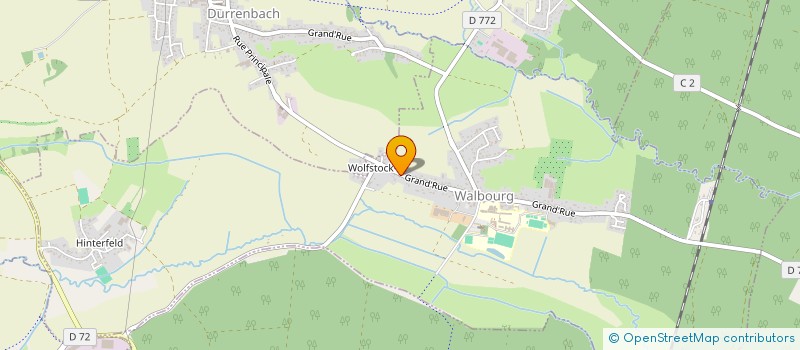 localisation de l'entreprise MONSIEUR DAVID OBERLING  WALBOURG