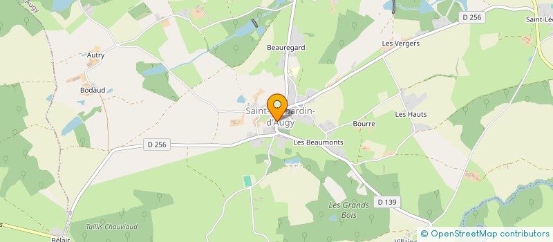 localisation de l'entreprise MONSIEUR DAVID OBERSON  SAINT-LEOPARDIN-D'AUGY