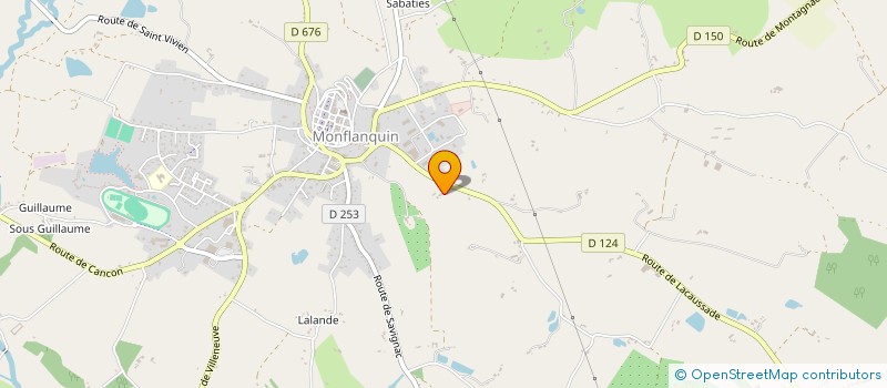 localisation de l'entreprise MONSIEUR DAVID OCONTE  MONFLANQUIN