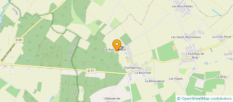 localisation de l'entreprise MONSIEUR DAVID ODE  SAINT-MACAIRE-DU-BOIS