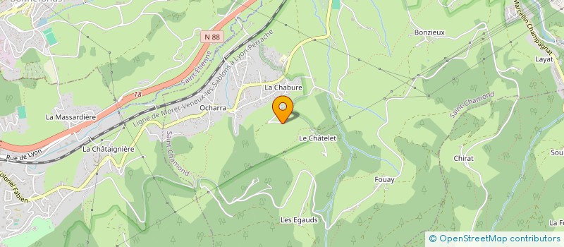 localisation de l'entreprise MONSIEUR DAVID OGIER à SAINT-CHAMOND