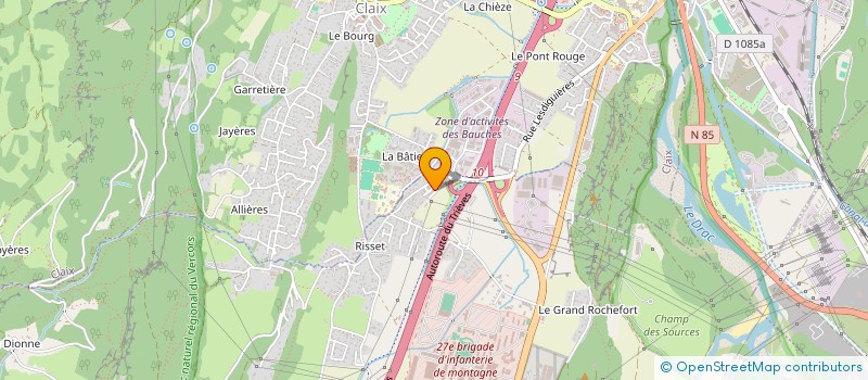 localisation de l'entreprise MONSIEUR DAVID OHANIAN  VARCES-ALLIERES-ET-RISSET