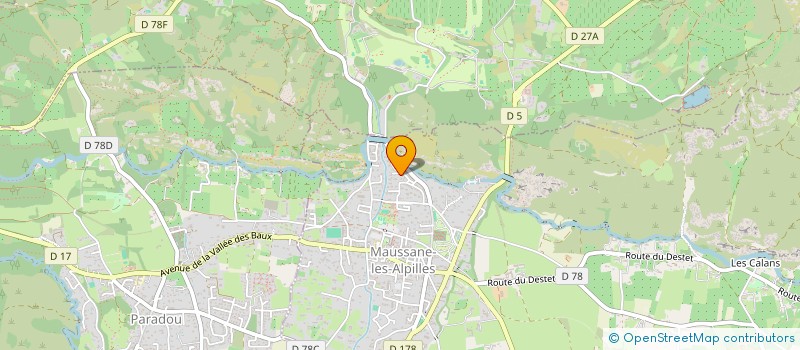 localisation de l'entreprise MONSIEUR DAVID OLARTE Y ROMAN  MAUSSANE-LES-ALPILLES