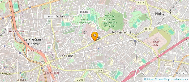 localisation de l'entreprise MONSIEUR DAVID OLIEL à ROMAINVILLE