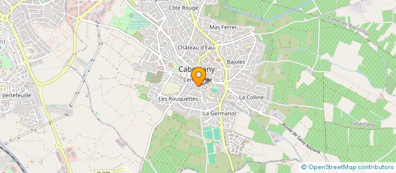 localisation de l'entreprise MONSIEUR DAVID OLIVE  CABESTANY