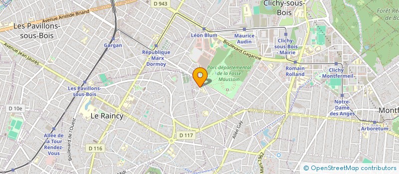 localisation de l'entreprise MONSIEUR DAVID OLIVEIRA à CLICHY-SOUS-BOIS