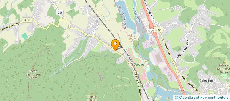 localisation de l'entreprise MONSIEUR DAVID OLIVEIRA  SAINT-MICHEL-SUR-MEURTHE