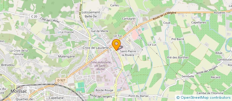 localisation de l'entreprise MONSIEUR DAVID OLIVIER à MOISSAC