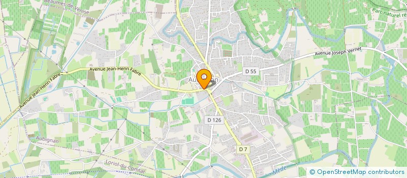 localisation de l'entreprise MONSIEUR DAVID OLIVIER  AUBIGNAN