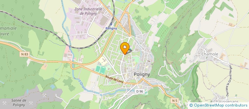 localisation de l'entreprise MONSIEUR DAVID OLLMANN à POLIGNY