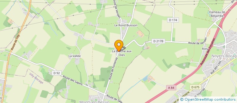 localisation de l'entreprise MONSIEUR DAVID OMARINI  MONTS-EN-BESSIN