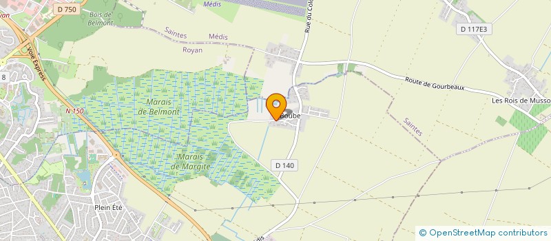 localisation de l'entreprise MONSIEUR DAVID OOSTERLINCK  SAINT-GEORGES-DE-DIDONNE