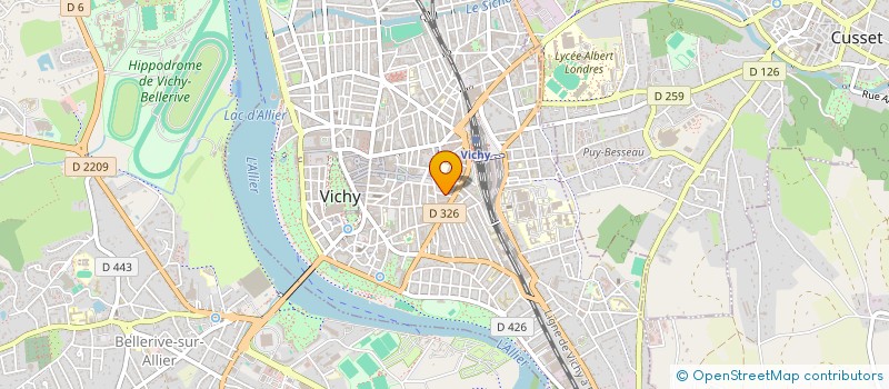 localisation de l'entreprise MONSIEUR DAVID ORIOT à VICHY