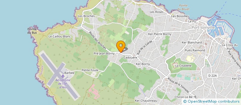 localisation de l'entreprise MONSIEUR DAVID ORSONNEAU à L'ILE-D'YEU