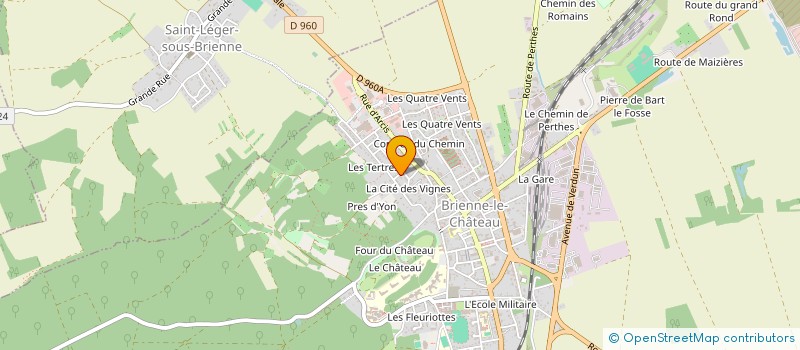 localisation de l'entreprise MONSIEUR DAVID ORTILLON  BRIENNE-LE-CHATEAU