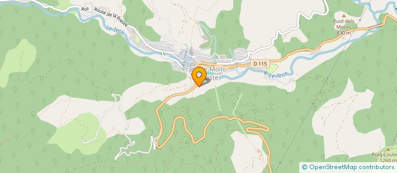 localisation de l'entreprise MONSIEUR DAVID ORTIZ  SERRALONGUE