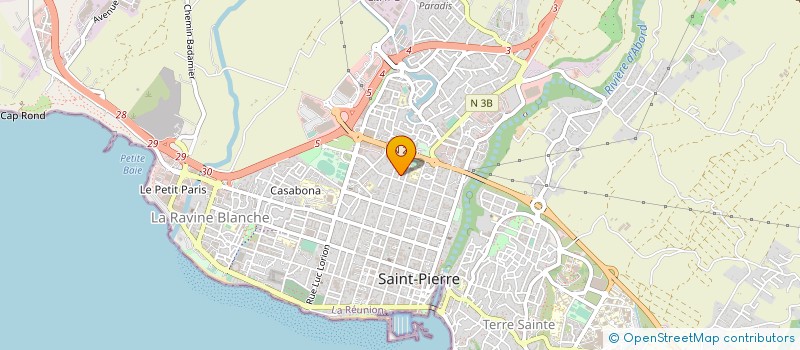 localisation de l'entreprise MONSIEUR DAVID ORTOLA à SAINT-PIERRE