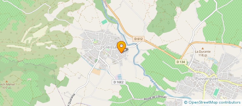 localisation de l'entreprise MONSIEUR DAVID OULES  CREISSAN