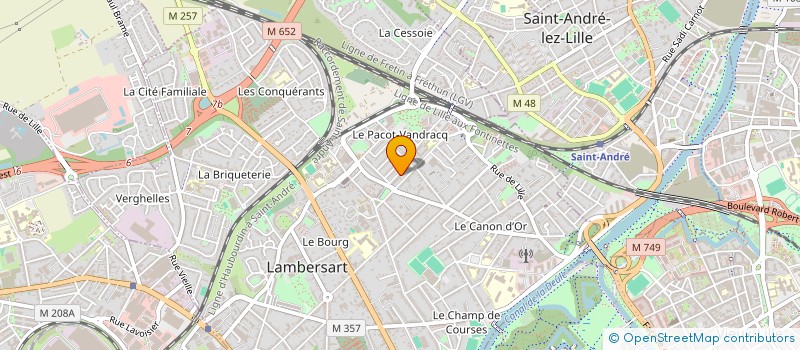 localisation de l'entreprise MONSIEUR DAVID OUVRY à LAMBERSART