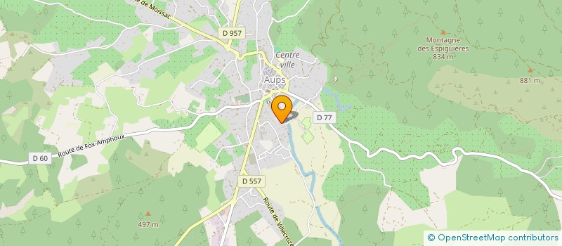 localisation de l'entreprise MONSIEUR DAVID PACREAU  MOISSAC-BELLEVUE