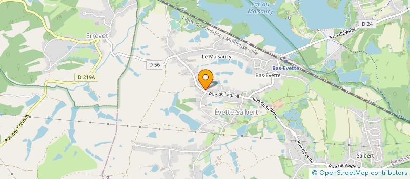 localisation de l'entreprise MONSIEUR DAVID PADGETT à EVETTE-SALBERT
