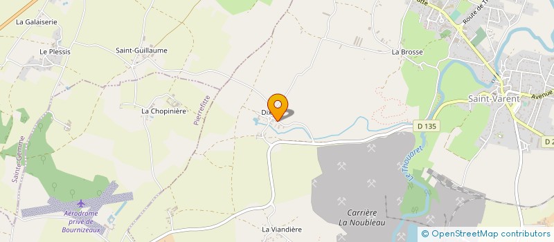 localisation de l'entreprise MONSIEUR DAVID PADIOLLEAU à COULONGES-THOUARSAIS