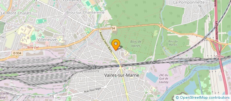 localisation de l'entreprise MONSIEUR DAVID PAEZ  VAIRES-SUR-MARNE