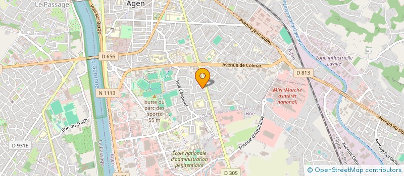 localisation de l'entreprise MONSIEUR DAVID PAGES  LAVARDAC