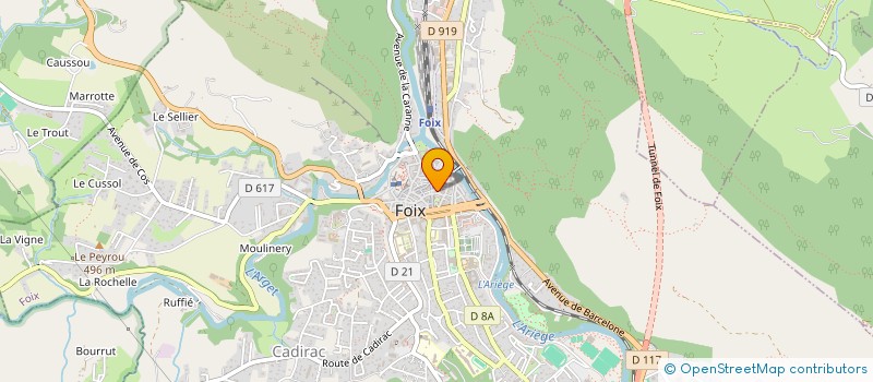 localisation de l'entreprise MONSIEUR DAVID PAINTAUD  L'ISLE-D'ESPAGNAC