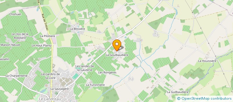 localisation de l'entreprise MONSIEUR DAVID PAITIER à LE LANDREAU