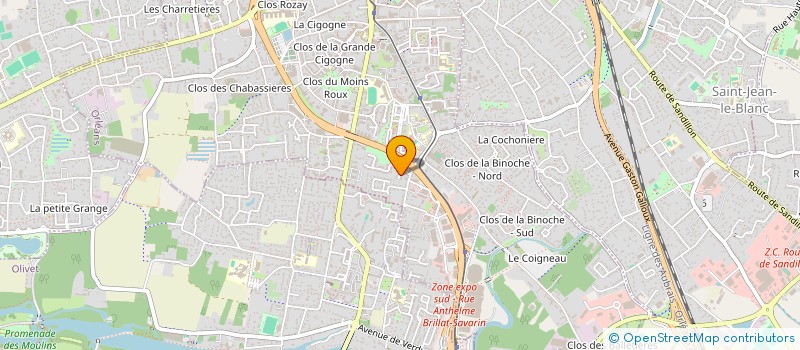 localisation de l'entreprise MONSIEUR DAVID PAJON à ORLEANS