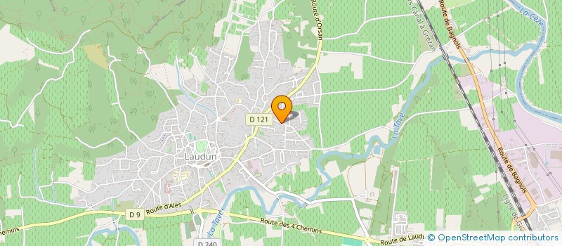 localisation de l'entreprise MONSIEUR DAVID PALACIOS LOPEZ  LAUDUN-L'ARDOISE