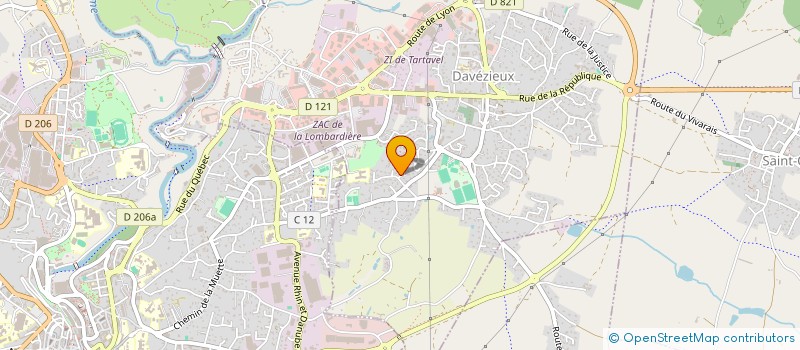 localisation de l'entreprise MONSIEUR DAVID PALLUY  DAVEZIEUX