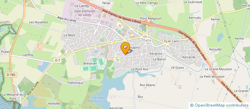 localisation de l'entreprise MONSIEUR DAVID PAMBOUC  THEIX-NOYALO