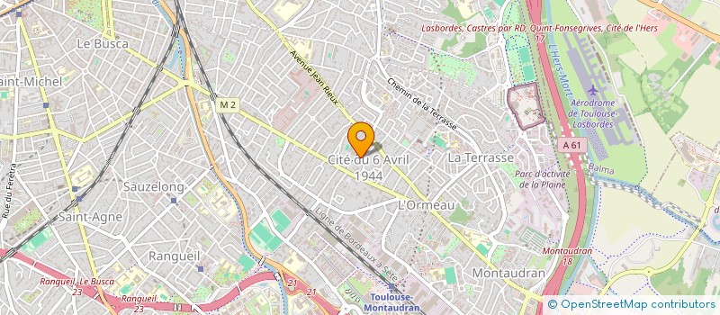 localisation de l'entreprise MONSIEUR DAVID PANEBIAU à TOULOUSE