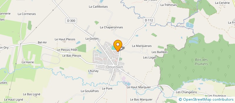 localisation de l'entreprise MONSIEUR DAVID PANNETIER  DOURDAIN