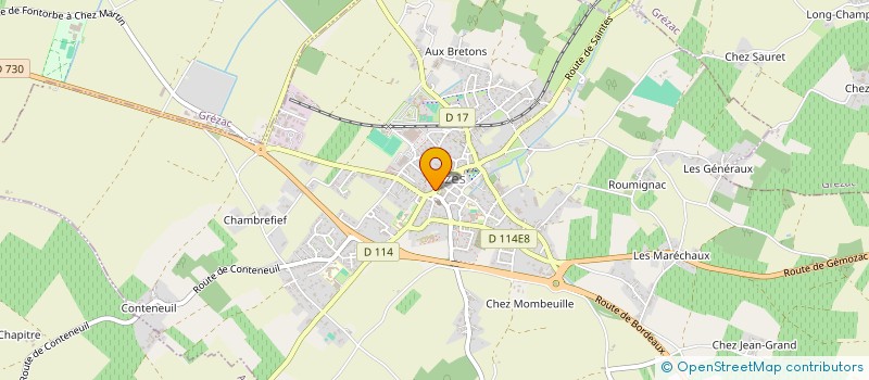 localisation de l'entreprise MONSIEUR DAVID PAPIN  MEURSAC