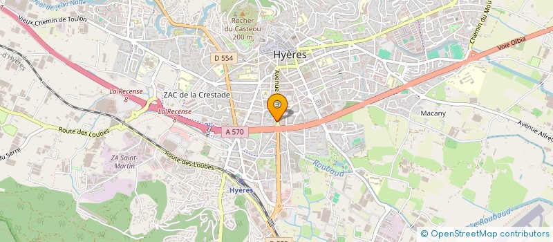 localisation de l'entreprise MONSIEUR DAVID PAPIN à HYERES