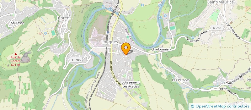 localisation de l'entreprise MONSIEUR DAVID PAQUET  VIC-LE-COMTE