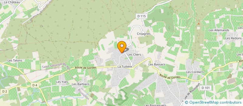 localisation de l'entreprise MONSIEUR DAVID PAQUIN à SAINT-SATURNIN-LES-APT