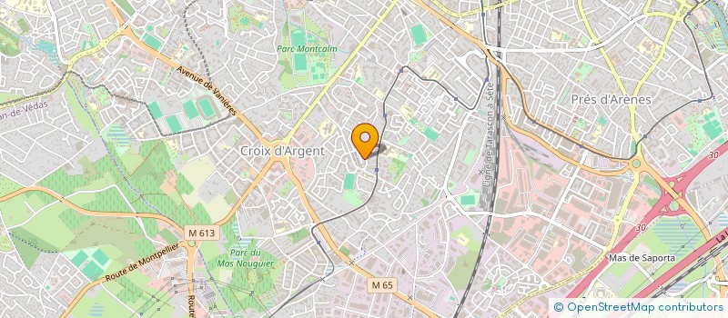 localisation de l'entreprise MONSIEUR DAVID PARANT à MONTPELLIER