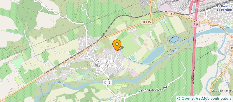 localisation de l'entreprise MONSIEUR DAVID PARAYRE  SAINT-JEAN-PLA-DE-CORTS