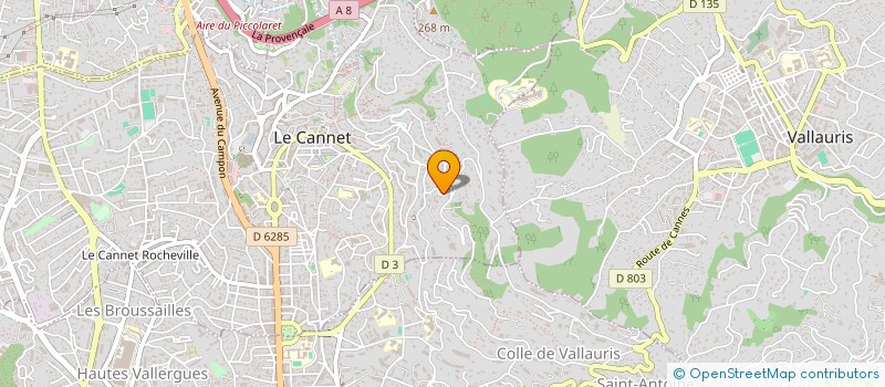 localisation de l'entreprise MONSIEUR DAVID PARENT à LE CANNET