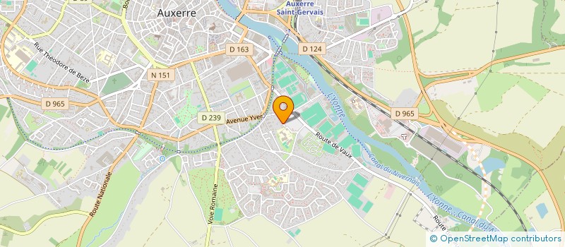 localisation de l'entreprise MONSIEUR DAVID PARIGOT à AUXERRE