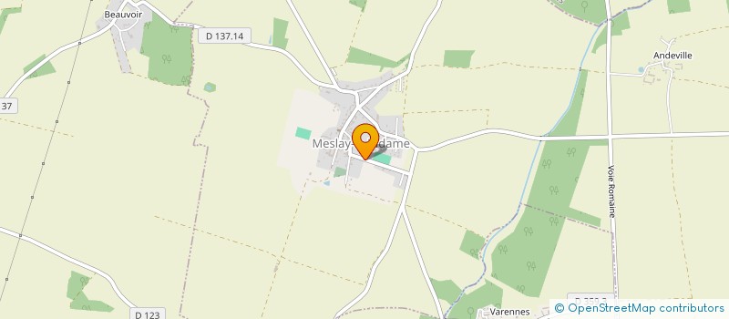 localisation de l'entreprise MONSIEUR DAVID PARISY à MESLAY-LE-VIDAME