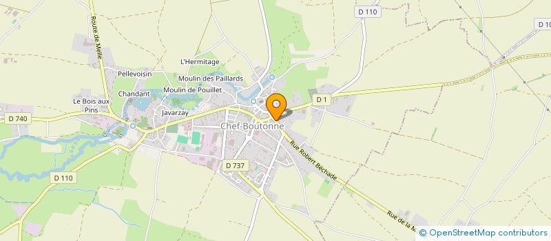 localisation de l'entreprise MONSIEUR DAVID PARKES  CHEF-BOUTONNE