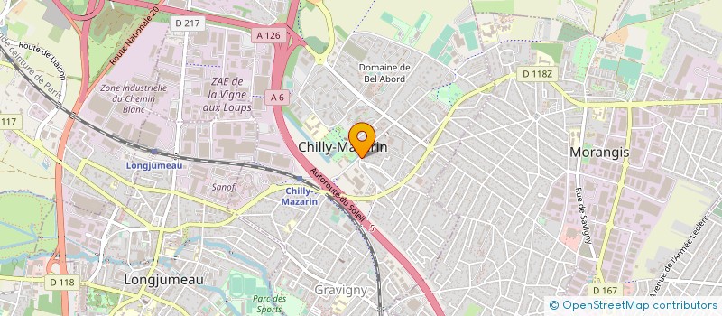 localisation de l'entreprise MONSIEUR DAVID PASCUAL à CHILLY-MAZARIN