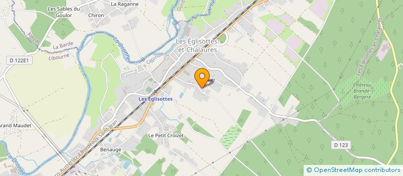 localisation de l'entreprise MONSIEUR DAVID PASSERIEUX à LES EGLISOTTES-ET-CHALAURES