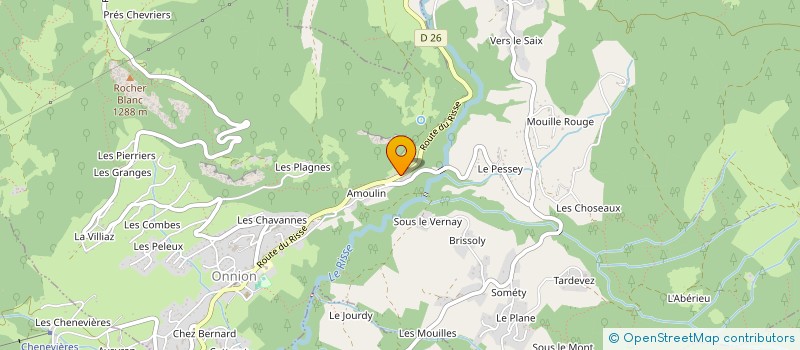 localisation de l'entreprise MONSIEUR DAVID PASSY  ONNION