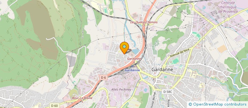 localisation de l'entreprise MONSIEUR DAVID PASZKOWSKI à GARDANNE